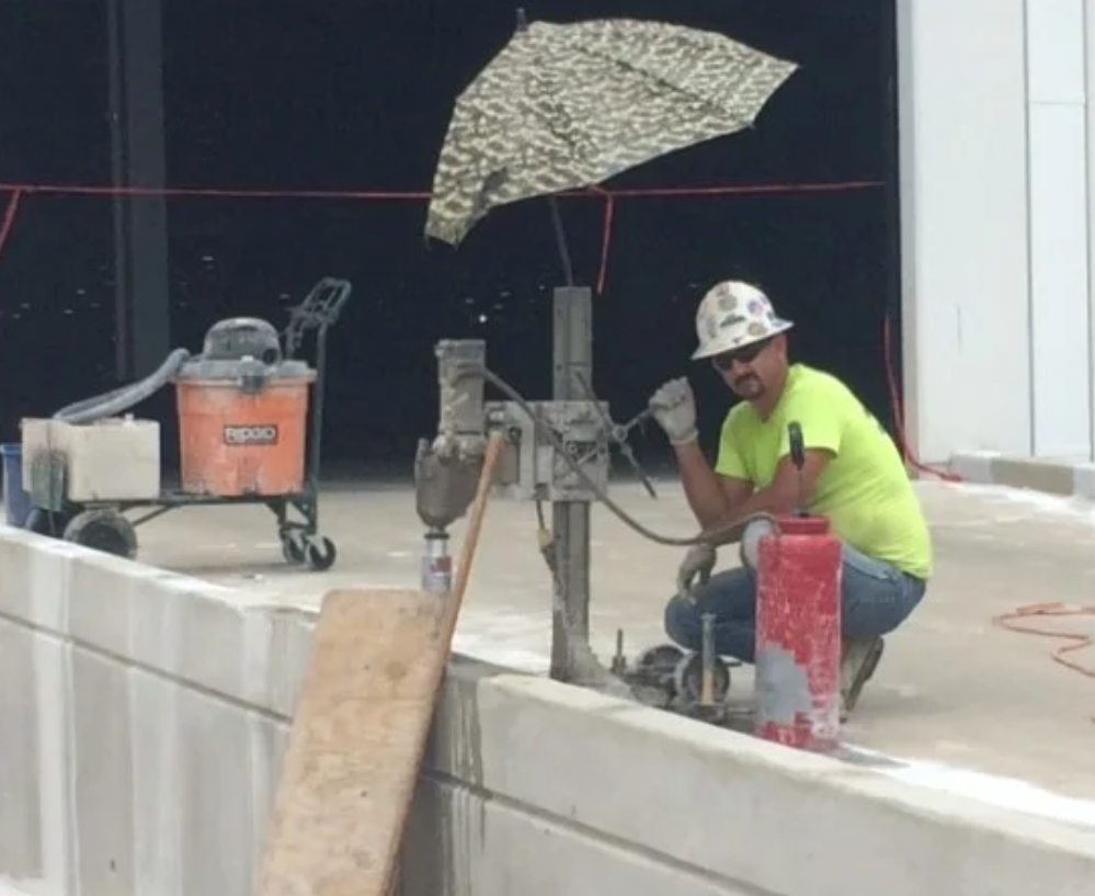 Anchor installations and conduit openings — professional core drilling (11)